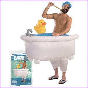disfraz en la bañera