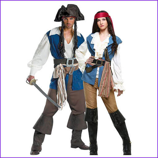 disfraz pareja pirata
